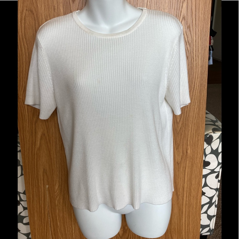 White summer sweater